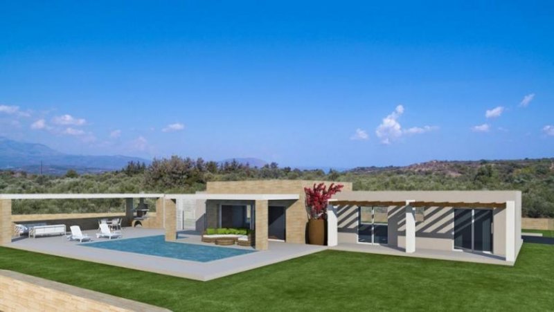 Kefalas Kreta, Kefalas: NEUBAU! Gemütliche Villa unter den Olivenbäumen zu verkaufen Haus kaufen